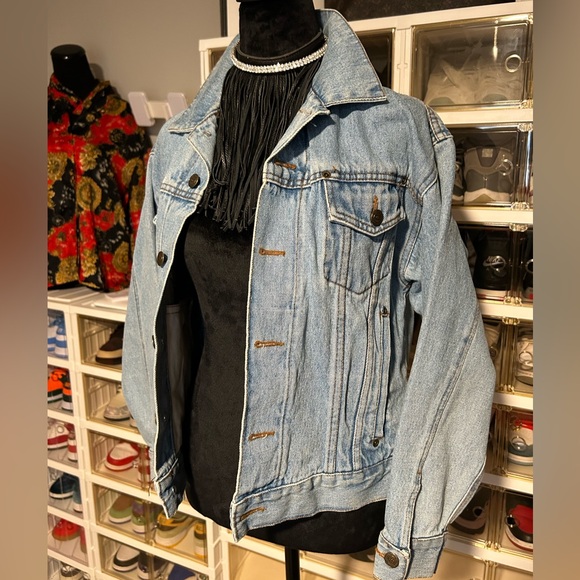 Vintage 90s Men's 955 Originals Denim Jacket Jean Jacket Size Medium - Picture 6 of 13